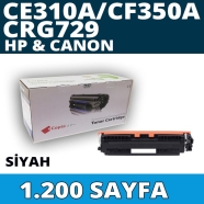 KOPYA COPIA YM-CE310A HP CE310A/CF350A/CRG729 1200 Sayfa BLACK MUADIL Lazer Y...