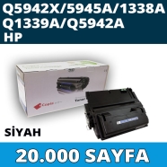 KOPYA COPIA YM-5942X-UNI HP Q5942X/Q5945A/Q1338A/Q1339A 20000 Sayfa BLACK MUA...