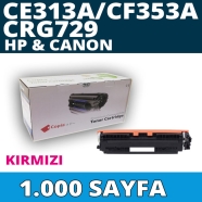 KOPYA COPIA YM-CE313A HP CE313A/CF353A/CRG729 1000 Sayfa MAGENTA MUADIL Lazer...
