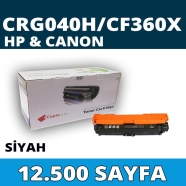 KOPYA COPIA YM-CF360X CANON CRG-040H/CF360X 12500 Sayfa BLACK MUADIL Lazer Ya...