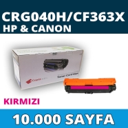 KOPYA COPIA YM-CF363X  CANON CRG-040H/CF363X 10000 Sayfa MAGENTA MUADIL Lazer...