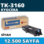 KOPYA COPIA YM-TK3160 KYOCERA TK-3160 12500 Sayfa BLACK MUADIL Lazer Yazıcıla...