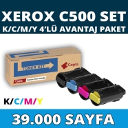 KOPYA COPIA YM-C500-SET XEROX C500 39000 Sayfa 4 RENK ( MAVİ,SİYAH,SARI,KIRMI...