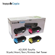 KOPYA COPIA YM-C600-SET  XEROX C600 42500 Sayfa 4 RENK ( MAVİ,SİYAH,SARI,KIRM...