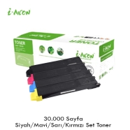 KOPYA COPIA YM-TK8115-SET KYOCERA TK-8115 3000 Sayfa 4 RENK ( MAVİ,SİYAH,SARI...