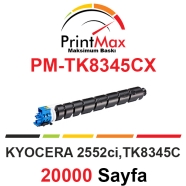 PRINTMAX PM-TK8345CX PM-TK8345CX 20000 Sayfa CYAN MUADIL Lazer Yazıcılar / Fa...