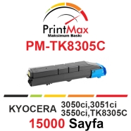 PRINTMAX PM-TK8305C PM-TK8305C 15000 Sayfa CYAN MUADIL Lazer Yazıcılar / Faks...