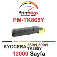 PRINTMAX PM-TK865Y PM-TK865Y 12000 Sayfa YELLOW MUADIL Lazer Yazıcılar / Faks...