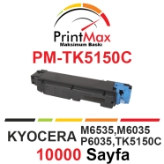 PRINTMAX PM-TK5150C PM-TK5150C 10000 Sayfa CYAN MUADIL Lazer Yazıcılar / Faks...