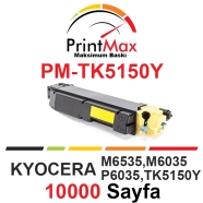 PRINTMAX PM-TK5150Y PM-TK5150Y 10000 Sayfa YELLOW MUADIL Lazer Yazıcılar / Fa...