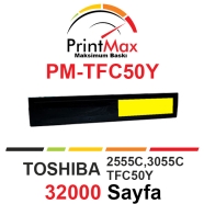 PRINTMAX PM-TFC50Y PM-TFC50Y 32000 Sayfa YELLOW MUADIL Lazer Yazıcılar / Faks...