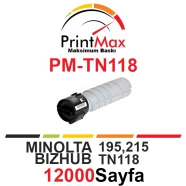 PRINTMAX PM-TN118 PM-TN118 12000 Sayfa BLACK MUADIL Lazer Yazıcılar / Faks Ma...