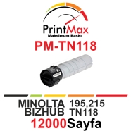 PRINTMAX PM-TN118 PM-TN118 12000 Sayfa SİYAH MUADIL Lazer Yazıcılar / Faks Ma...