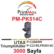 PRINTMAX PM-PK514C PM-PK1012 9000 Sayfa BLACK MUADIL Lazer Yazıcılar / Faks M...