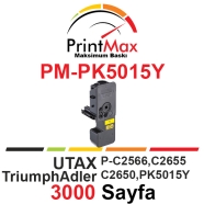 PRINTMAX PM-PK5015Y PM-PK5015M 3000 Sayfa YELLOW MUADIL Lazer Yazıcılar / Fak...