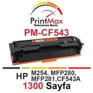 PRINTMAX PM-CF543 PM-CF543 1300 Sayfa YELLOW MUADIL Lazer Yazıcılar / Faks Ma...