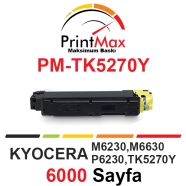PRINTMAX PM-TK5270Y PM-TK5270Y 6000 Sayfa YELLOW MUADIL Lazer Yazıcılar / Fak...