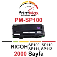 PRINTMAX PM-SP100 PM-SP100 2000 Sayfa BLACK MUADIL Lazer Yazıcılar / Faks Mak...