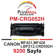 PRINTMAX PM-CRG052H PM-CRG052H 9200 Sayfa BLACK MUADIL Lazer Yazıcılar / Faks...