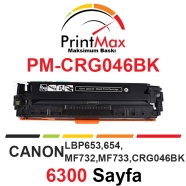 PRINTMAX PM-CRG046BK PM-CRG046BK 6300 Sayfa BLACK MUADIL Lazer Yazıcılar / Fa...