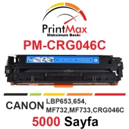 PRINTMAX PM-CRG046C PM-CRG046C 5000 Sayfa CYAN MUADIL Lazer Yazıcılar / Faks ...