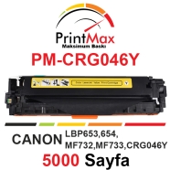 PRINTMAX PM-CRG046Y PM-CRG046Y 5000 Sayfa YELLOW MUADIL Lazer Yazıcılar / Fak...