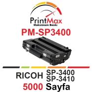 PRINTMAX PM-SP3400 PM-SP3400 5000 Sayfa BLACK MUADIL Lazer Yazıcılar / Faks M...