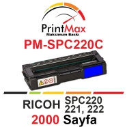 PRINTMAX PM-SPC220C PM-SPC220C 2000 Sayfa CYAN MUADIL Lazer Yazıcılar / Faks ...