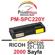 PRINTMAX PM-SPC220Y PM-SPC220Y 2000 Sayfa YELLOW MUADIL Lazer Yazıcılar / Fak...