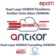 ANTIKOR EPA-TN-K1-TR Layer2 -Dual Layer SD-WAN- Sadece Yazılım Tünelleme Yazı...