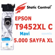 STATIC CONTROL 002-16-S9452 EPSON T9452 XL 5000 CYAN MUADIL Toner Kartuşu