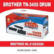 EMSTAR E-BTN3405DR BROTHER TN 3405DR 50000 Sayfa BLACK MUADIL Lazer Yazıcılar...