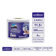 MELİSSA M-TVK-023 Kokusuz 12'li İÇTEN ÇEKMELİ İÇİN RULO 34 g/m² ÇİFT KAT Tuva...