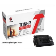 TONER TANK T-CRG039H/CE390X T-CRG039H/CE390X 24000 Sayfa SİYAH MUADIL Lazer Y...