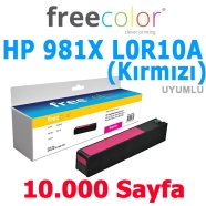 FREECOLOR HP981M-XL-INK-FRC HP 981X L0R10A 10000 Sayfa KIRMIZI (MAGENTA) MUAD...