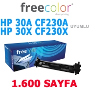 FREECOLOR M203-FRC HP 30A CF230A / HP 30X CF230X 1600 Sayfa SİYAH MUADIL Laze...