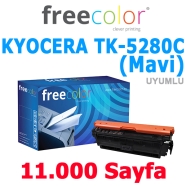 FREECOLOR TK5280C-FRC KYOCERA TK-5280C 11000 Sayfa MAVİ (CYAN) MUADIL Lazer Y...