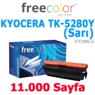 FREECOLOR TK5280Y-FRC KYOCERA TK-5280Y 11000 Sayfa SARI (YELLOW) MUADIL Lazer...