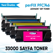 PERFIX PFC746SET PFCF233A 33000 Sayfa 4 RENK ( MAVİ,SİYAH,SARI,KIRMIZI ) MUAD...