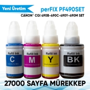 PERFIX PF490SET PF490SET 27000 4 RENK ( MAVİ,SİYAH,SARI,KIRMIZI ) MUADIL Tone...