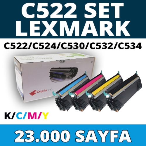 Tonerkartusche Magenta Kompatibel Für Lexmark Optra C522, C524, C530, C532, C534
