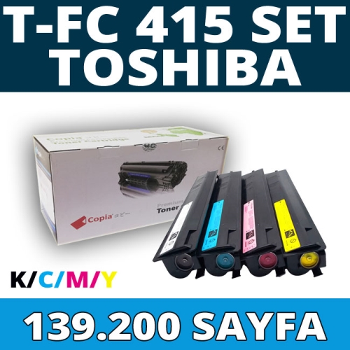 KOPYA COPIA YM-TFC415-SET TOSHIBA T-FC 415 KCMY 139200 Sayfa 4