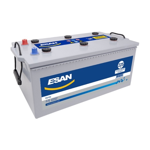 ESAN ( 722540100028 ) 12 V 225 Ah C20 D6 BUŞONLU AĞIR HİZMET SULU Akü