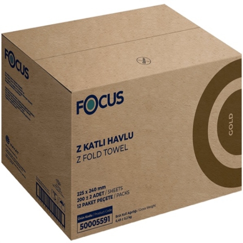 FOCUS 50005591 GOLD Z KATLI HAVLU 200*12 12 Z KATLAMALI TABAKA 40