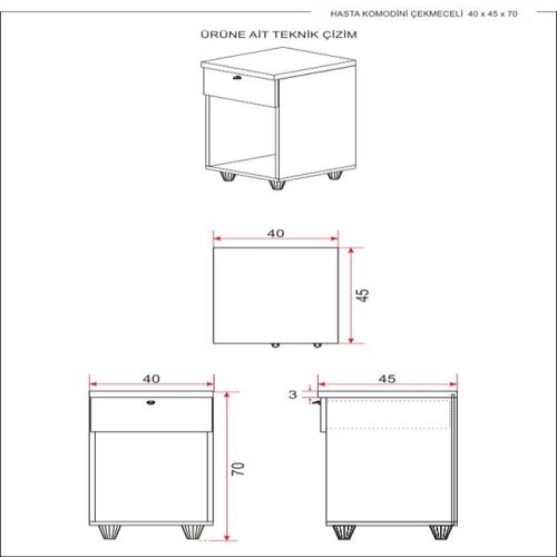 DOVİ HBK CRK 040045070QQ Q HBK CRK 040045070QQ Q 400 x 450 x 700