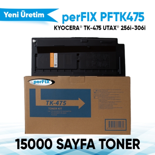 PERFIX PFTK475 PFTK475 15000 Sayfa SİYAH MUADIL Lazer Yazıcılar