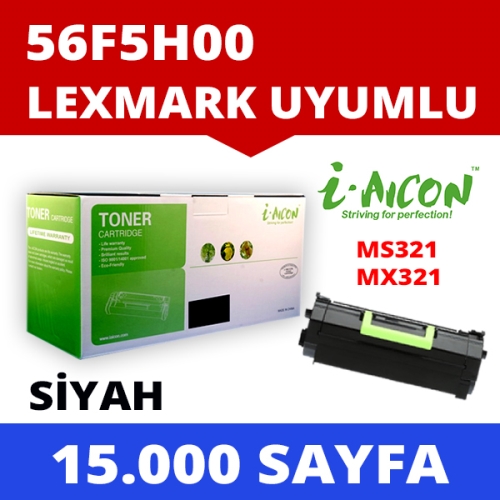 I-AICON C-LEX-56F5H00 LEXMARK 56F5H00 15000 Sayfa BLACK MUADIL