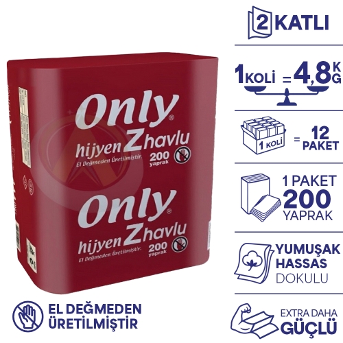 ONLY HİJYEN DİSPANSER ( HİJYEN DİSPENSER HAVLU 200'LU